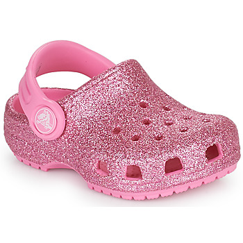 Chaussures Enfant Sabots Crocs CLASSIC GLITTER CLOG T Rose
