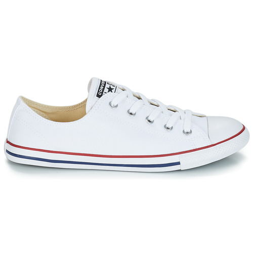 Converse CHUCK TAYLOR ALL STAR DAINTY  OX Blanc / Rouge