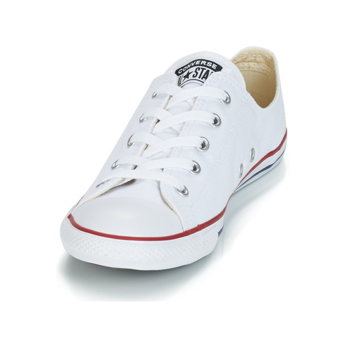 Converse CHUCK TAYLOR ALL STAR DAINTY  OX Blanc / Rouge