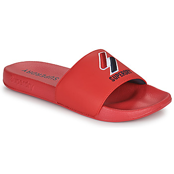Chaussures Homme Claquettes Superdry CORE POOL SLIDE Rouge