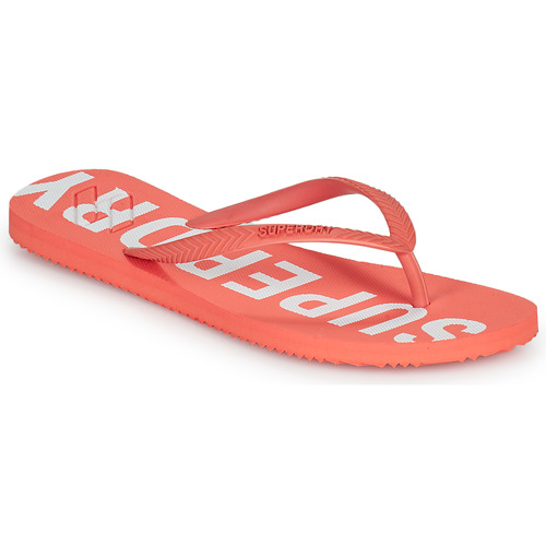 Chaussures Femme Tongs Superdry CODE ESSENTIAL FLIP FLOP Corail