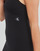 Vêtements Femme Robes courtes Calvin Klein Jeans STRAPPY TWISTED RIB DRESS Noir