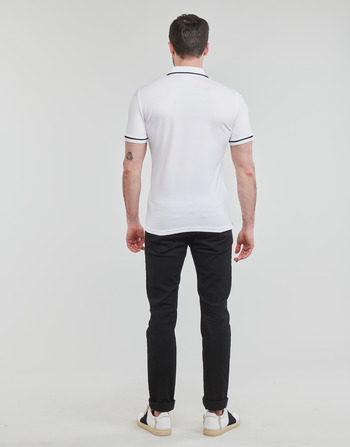Calvin Klein Jeans TIPPING SLIM POLO Blanc / Noir