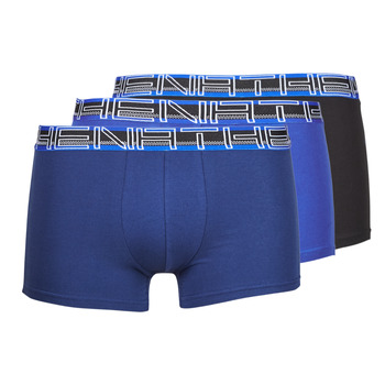 Sous-vêtements Homme Boxers Athena FULL STRETCH X3 Bleu / Bleu / Noir