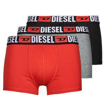 Sous-vêtements Homme Boxers Diesel DAMIEN X3 Rouge / Gris / Noir