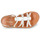 Chaussures Fille Sandales et Nu-pieds Les Tropéziennes par M Belarbi BAIA Blanc / Multicolore