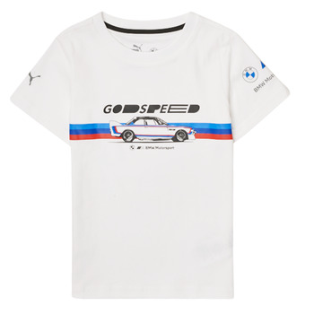 Vêtements Garçon T-shirts manches courtes Puma BMW MMS KIDS CAR GRAPHIC TEE Blanc