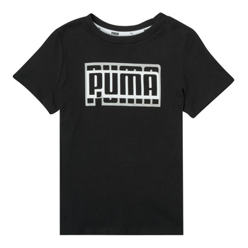 Vêtements Fille T-shirts manches courtes Puma ALPHA TEE Noir