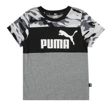 Vêtements Garçon T-shirts manches courtes Puma ESS CAMO TEE Multicolore