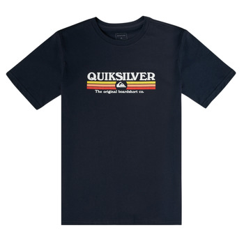 Vêtements Garçon T-shirts manches courtes Quiksilver LINED UP TEE Marine