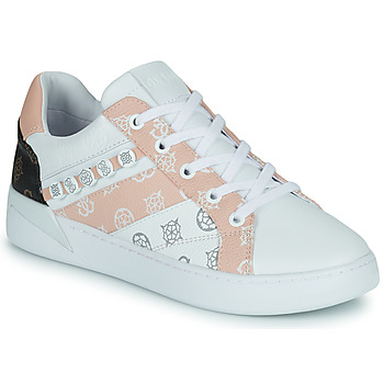 Chaussures Femme Baskets basses Guess ROXO Blanc / Rose