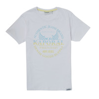 Vêtements Garçon T-shirts manches courtes Kaporal ROBIN Blanc