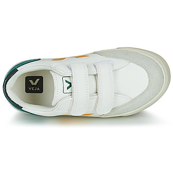 Veja SMALL V-12 VELCRO Blanc / Jaune / Vert