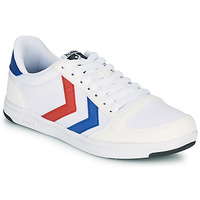 Chaussures Homme Baskets basses Hummel STADIL LIGHT CANVAS Blanc / Bleu / Rouge