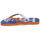 Chaussures Tongs Havaianas TOP LOGOMANIA MID TECH Bleu / Orange