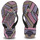Chaussures Fille Tongs Havaianas KIDS SLIM GLITTER TRENDY Rose / Noir / Violet