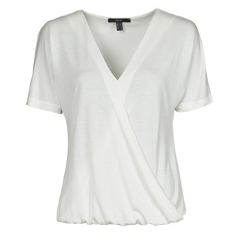 Vêtements Femme T-shirts manches courtes Esprit CLT wrap tshirt Blanc