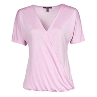 Vêtements Femme T-shirts manches courtes Esprit CLT wrap tshirt Violet
