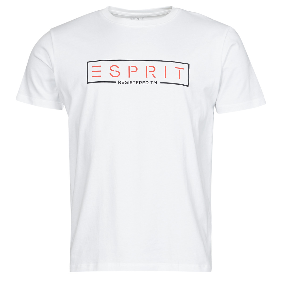 Vêtements Homme T-shirts manches courtes Esprit BCI N CN AW SS Blanc