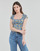 Vêtements Femme T-shirts manches courtes Vans DECO DITSY CAPSLV TOP Bleu