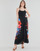 Vêtements Femme Robes longues Desigual VEST_POMELO Noir / Multicolore