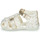 Chaussures Fille Sandales et Nu-pieds Kickers BIGFLO-2 Blanc / Argent