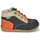 Chaussures Fille Boots Kickers BONZIP-2 Marine / Beige / Orange