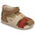 Chaussures Enfant Sandales et Nu-pieds Kickers BIGBAZAR-2 Marron / Beige / Bordeaux