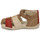 Chaussures Enfant Sandales et Nu-pieds Kickers BIGBAZAR-2 Marron / Beige / Bordeaux