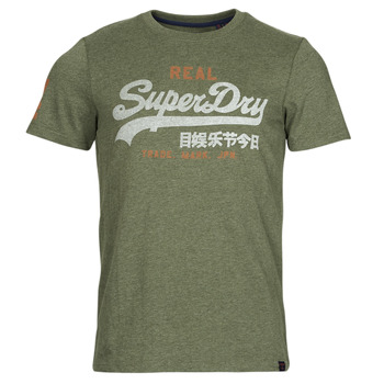 Vêtements Homme T-shirts manches courtes Superdry VINTAGE VL CLASSIC TEE Thrift Olive Marl