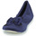 Chaussures Femme Chaussons Isotoner 97303 Bleu