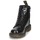 Chaussures Fille Boots Dr. Martens 1460 JR BLACK PATENT LAMPER Noir