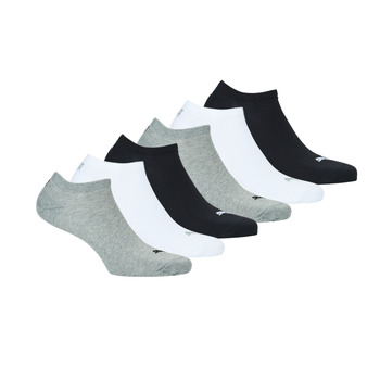 Sous-vêtements Socquettes Puma PUMA SNEAKER X6 Noir / Gris / Blanc
