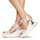 Chaussures Femme Sandales et Nu-pieds NeroGiardini E219045D-707 Blanc / Doré