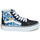 Chaussures Fille Baskets montantes Vans SK8-Hi Noir / Bleu