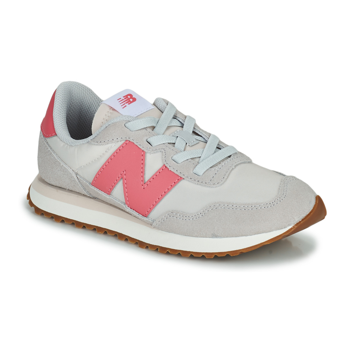 Chaussures Fille Baskets basses New Balance 237 Blanc / Rose