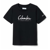 Vêtements Garçon T-shirts manches courtes Columbia VALLEY CREEK SS GRAPHIC SHIRT Noir