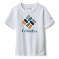 Vêtements Garçon T-shirts manches courtes Columbia VALLEY CREEK SS GRAPHIC SHIRT Blanc
