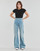 Vêtements Femme Jeans bootcut G-Star Raw DECK ULTRA HIGH WIDE LEG Bleu clair