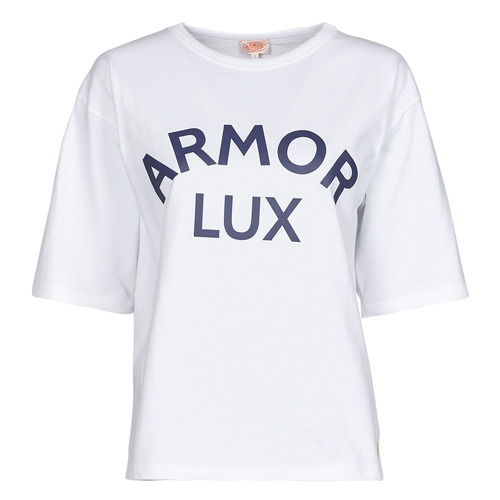 Vêtements Femme T-shirts manches courtes Armor Lux MC SERIGRAPHIE Blanc