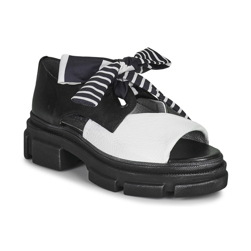 Chaussures Femme Sandales et Nu-pieds Papucei OXALIS Noir / Blanc