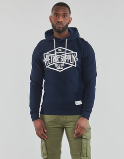 Vêtements Homme Sweats Petrol Industries Sweater Hooded Print Midnight Navy