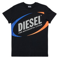 Vêtements Garçon T-shirts manches courtes Diesel MTEDMOS Noir