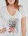 Vêtements Femme T-shirts manches courtes Ikks BU10445 Blanc