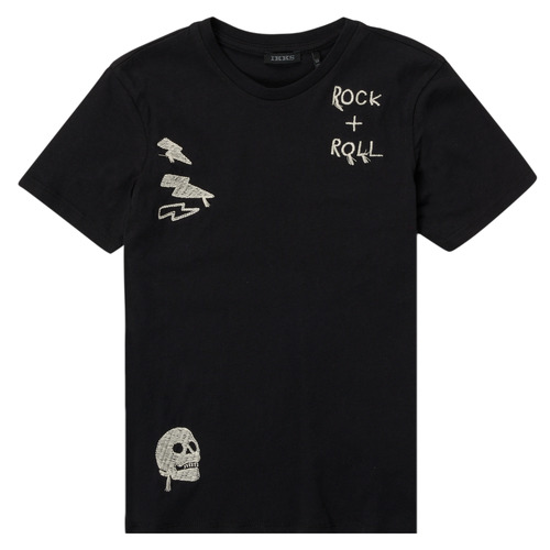 Vêtements Garçon T-shirts manches courtes Ikks FEALOR Noir