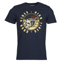 Vêtements Homme T-shirts manches courtes Jack & Jones JJEUSTACE Marine