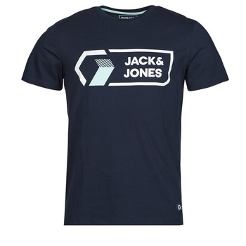 Vêtements Homme T-shirts manches courtes Jack & Jones JCOLOGAN Marine
