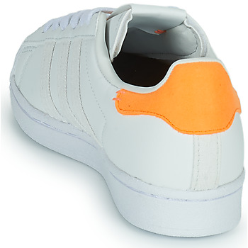 adidas Originals SUPERSTAR W Blanc / Orange