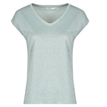 Vêtements Femme T-shirts manches courtes Only ONLSILVERY Bleu
