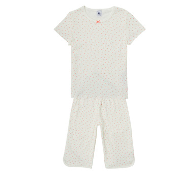Vêtements Fille Pyjamas / Chemises de nuit Petit Bateau BRESS Blanc